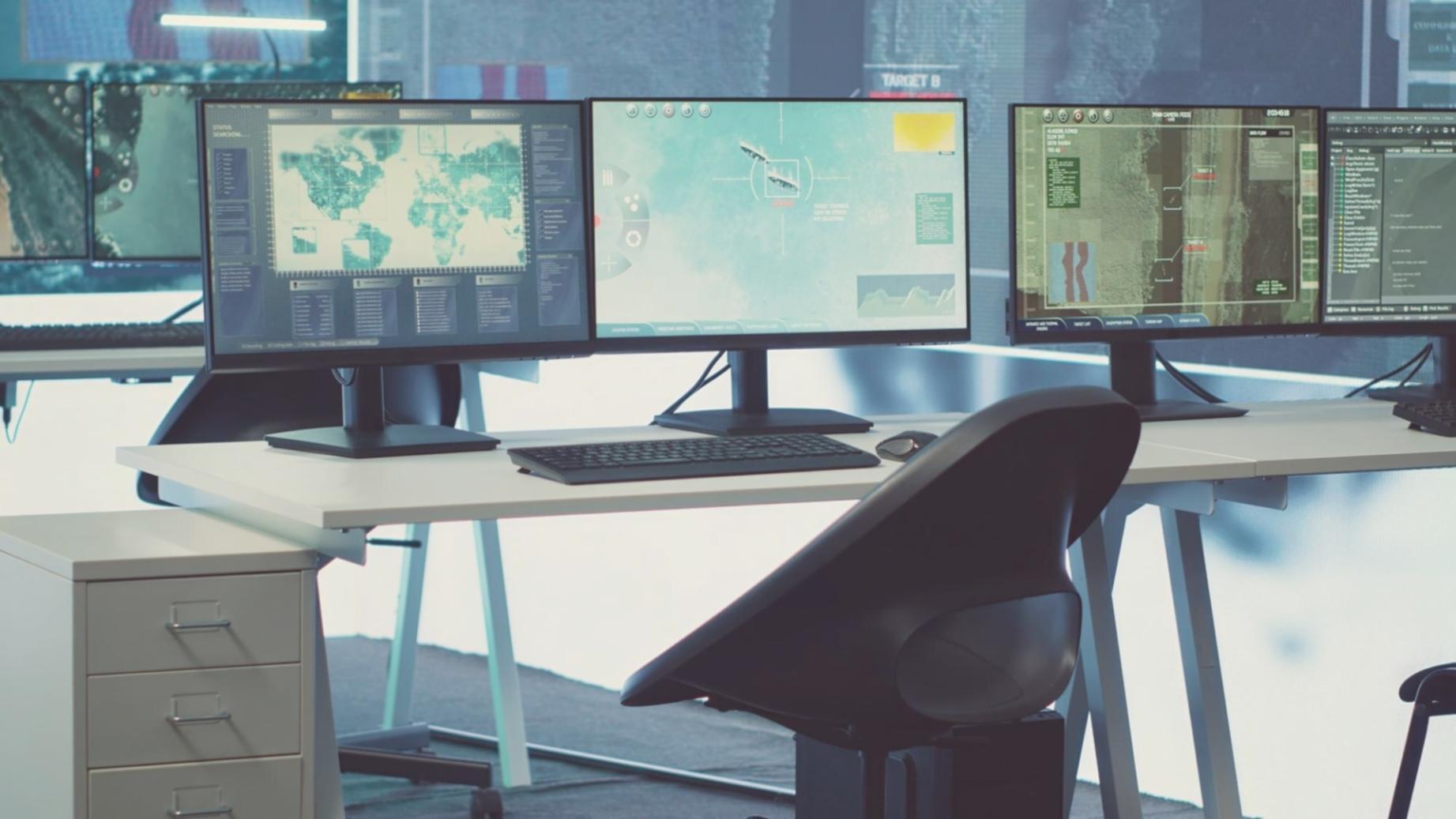 Environnement 3D interactif en développement